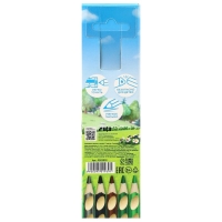 Цветные карандаши, 12 цветов, трехгранные, Смешарики Цветные карандаши, 12 цветов, трехгранные, Смешарики