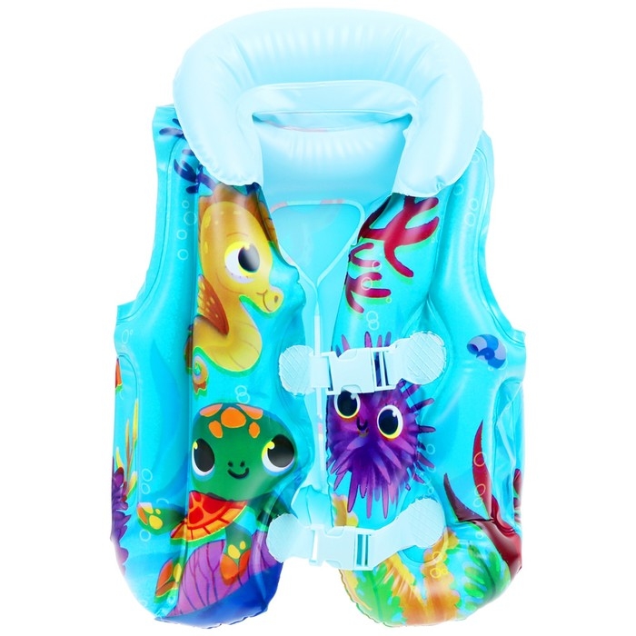 Жилет надувной &laquo;На волне: Морские малыши&raquo;, детский, 51 х 46 см
