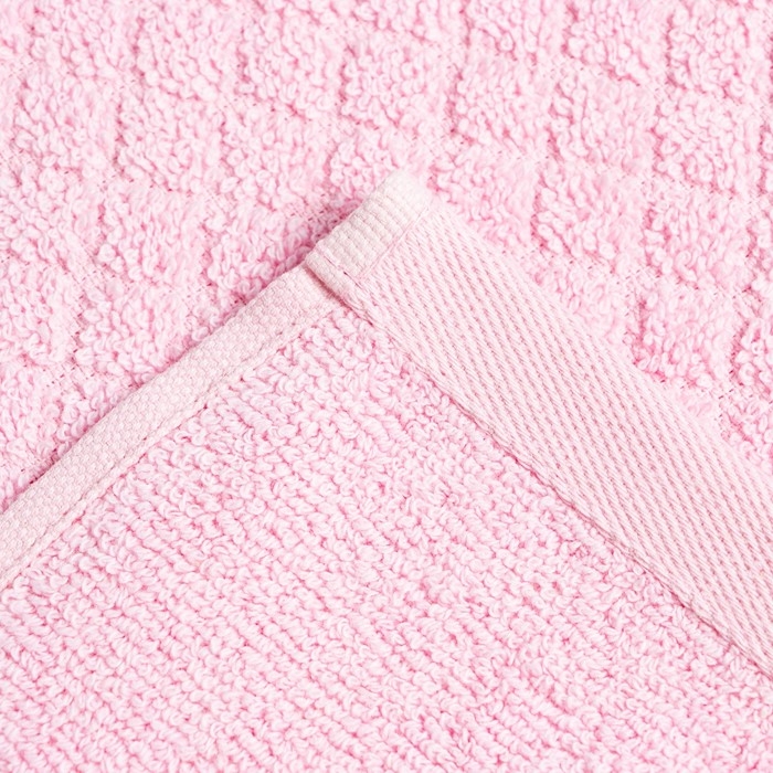 Полотенце махровое LoveLife &laquo;Минимализм&raquo; 70х120 см, розовый, 100% хлопок, 500 гр/м2