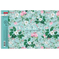 Альбом для рисования А4, 32 листа на гребне Floral collection, обложка мелованный картон, перфорация, блок 100 г/м2, МИКС Альбом для рисования А4, 32 листа на гребне Floral collection, обложка мелованный картон, перфорация, блок 100 г/м2, МИКС