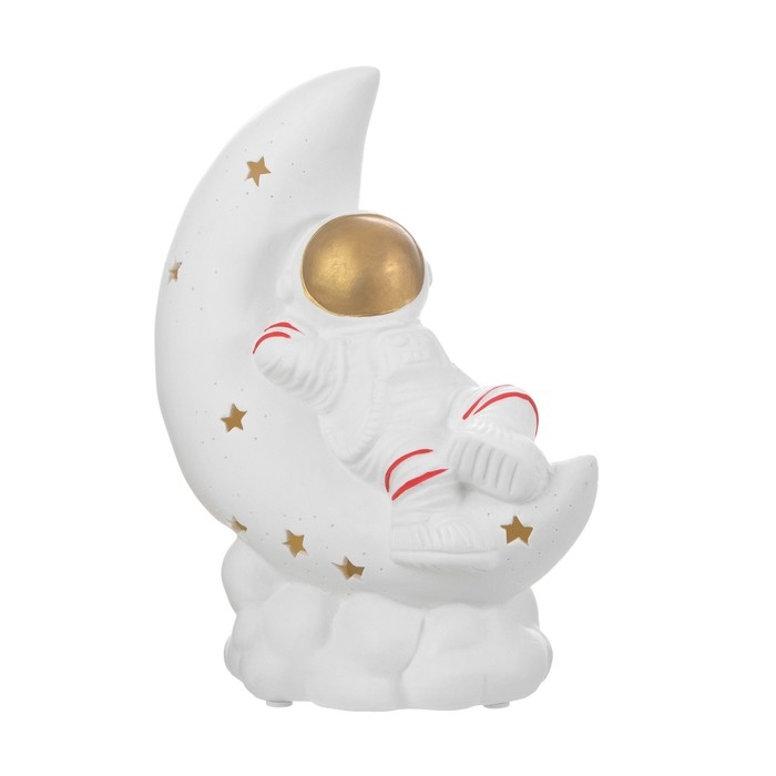 Настольная лампа Настольная лампа "Космонавт" Е14 40Вт белый 11х20х25 см