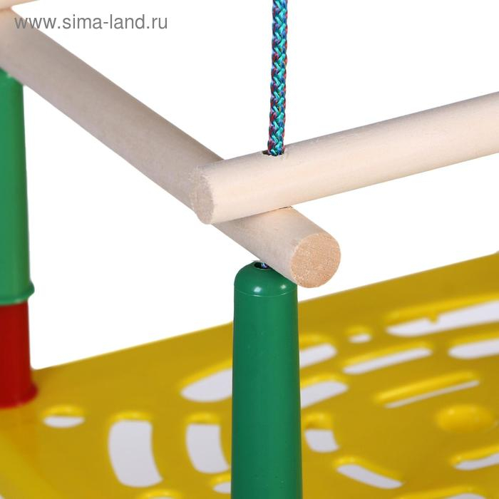 Качели подвесные, пластмассовые, сиденье 33&times;22см