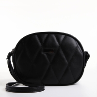 Сумка женская кросс-боди на молнии, цвет чёрный Сумка женская кросс-боди на молнии, цвет чёрный