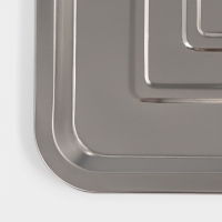 Поднос из нержавеющей стали, 45×35×2 см Поднос из нержавеющей стали, 45×35×2 см