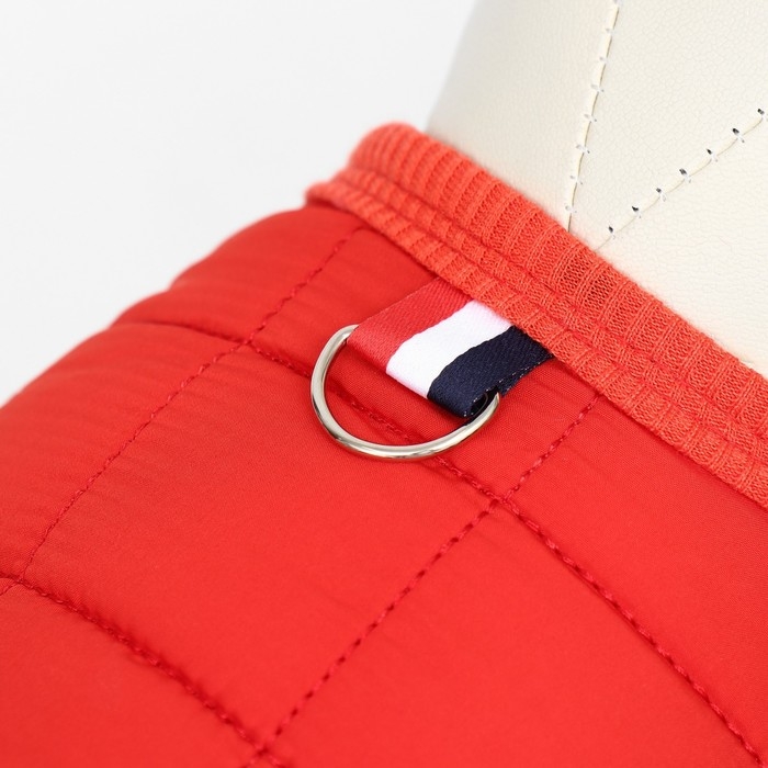 Куртка для собак Куртка для собак "Nice", размер 2XL (ДС 41 см, ОШ 41 см, ОГ 54 см), красная