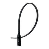 Замок навесной, кодовый с нерж. тросом, БУЛАТ ВС 455 НС (11*530), цвет черный Замок навесной, кодовый с нерж. тросом, БУЛАТ ВС 455 НС (11*530), цвет черный