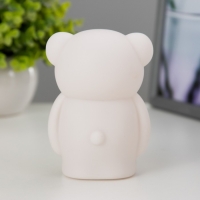 Ночник "Мишка с бантом" LED 2Вт от батареек 3хLR44 бело-розовый 5,5х7,5х11 см RISALUX Ночник "Мишка с бантом" LED 2Вт от батареек 3хLR44 бело-розовый 5,5х7,5х11 см RISALUX