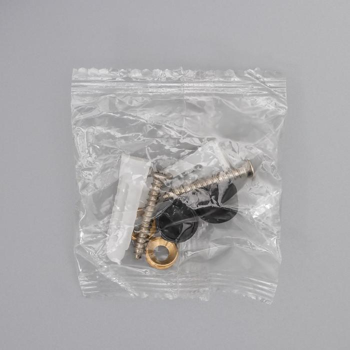 Вешалка на 4 крючка &laquo;Став&raquo;, 22&times;4&times;7 см, цвет чёрный