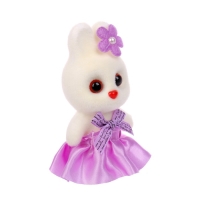 Игрушка из пенопласта «Зайка с цветком», 13 см, набор 3 шт., цвет МИКС Игрушка из пенопласта «Зайка с цветком», 13 см, набор 3 шт., цвет МИКС