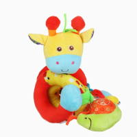 Растяжка - спираль с игрушками дуга на коляску / кроватку для малышей 0+ &laquo;Жирафик&raquo;, Крошка Я