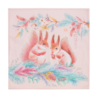 Набор столовый Pink magic: скатерть 150х110см +/-3см с ГМВО, салфетки 40х40см-4 шт, хл100% Набор столовый Pink magic: скатерть 150х110см +/-3см с ГМВО, салфетки 40х40см-4 шт, хл100%