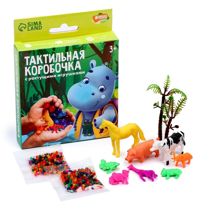 Тактильная коробочка «Животный мир» Тактильная коробочка «Животный мир»