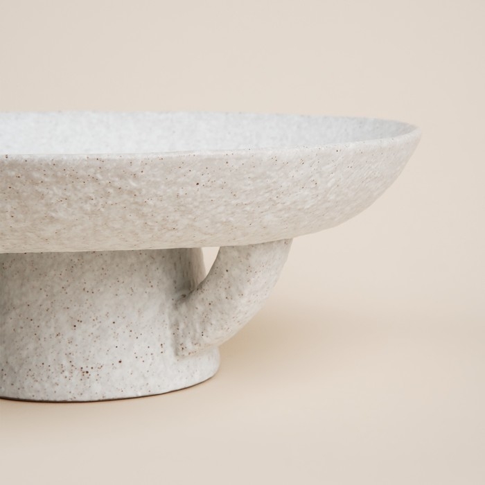 Блюдо для фруктов керамическое SL Home &laquo;Арена Бланка&raquo;, d=27 см, 27&times;10 см, цвет белый