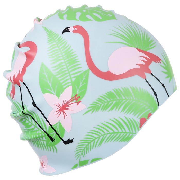 Шапочка для плавания детская ONLITOP, силиконовая, обхват 46-52 см