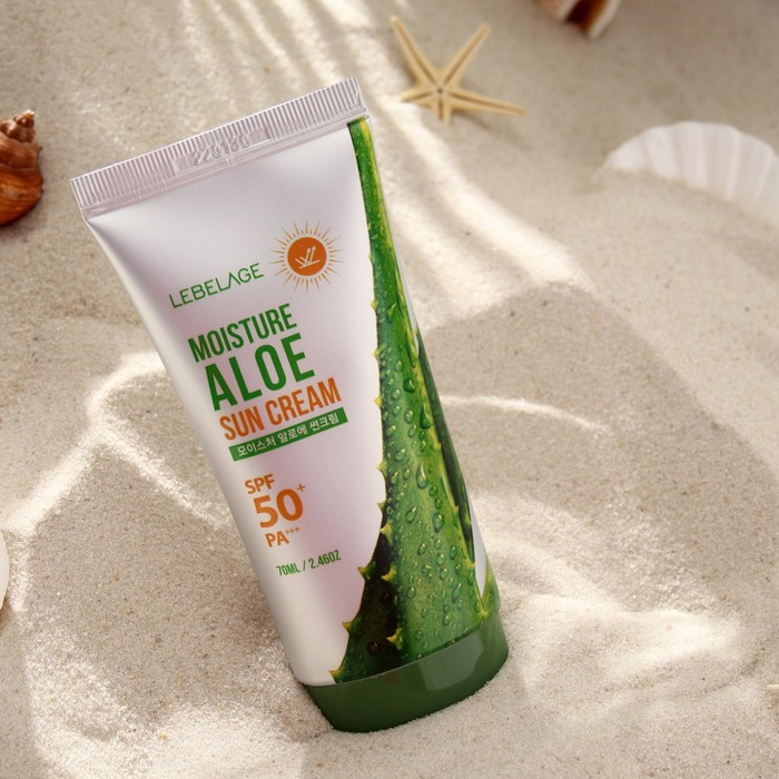 Солнцезащитный увлажняющий крем Lebelage с экстрактом алоэ SPF50+, 70 мл Солнцезащитный увлажняющий крем Lebelage с экстрактом алоэ SPF50+, 70 мл