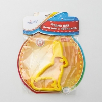 Форма для печенья &laquo;Зайчик&raquo;, вырубка, штамп, цвет МИКС