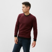 Свитшот мужской НАЧЁС, цвет бордо, размер 46