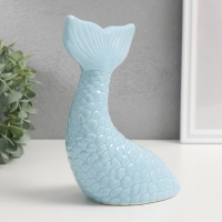 Копилка керамика "Хвост русалки" голубой перламутр 16х9х18,8 см Копилка керамика "Хвост русалки" голубой перламутр 16х9х18,8 см