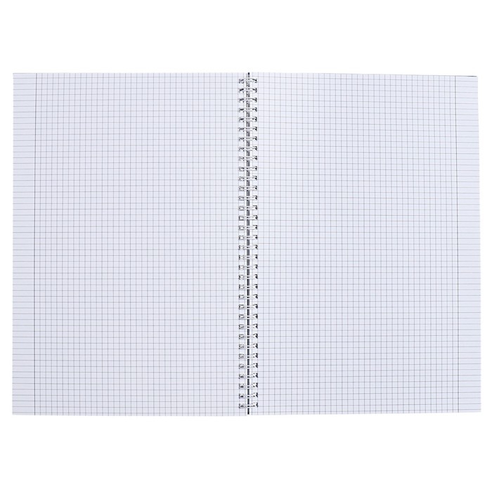 Тетрадь A4, 80 листов в клетку на гребне Calligrata Тетрадь A4, 80 листов в клетку на гребне Calligrata "Графика", обложка 7БЦ, блок офсет