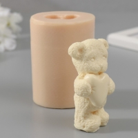 Молд силиконовый "Мишка с игрушкой" 4,5х4х7,5 см МИКС Молд силиконовый "Мишка с игрушкой" 4,5х4х7,5 см МИКС