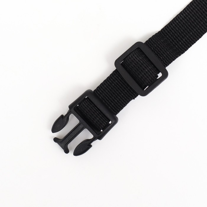 Шлейка мягкая из неопрена, размер XL, ОШ 42 см, ОГ 38-50 см, чёрная Шлейка мягкая из неопрена, размер XL, ОШ 42 см, ОГ 38-50 см, чёрная