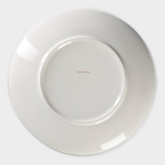 Тарелка керамическая Доляна &laquo;Дайра&raquo;, d=26,7 см, цвет синий