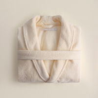 Халат махровый мужской SL HOME: Basic "Айвори", размер L, 100% хлопок, 420 г/м2 Халат махровый мужской SL HOME: Basic "Айвори", размер L, 100% хлопок, 420 г/м2