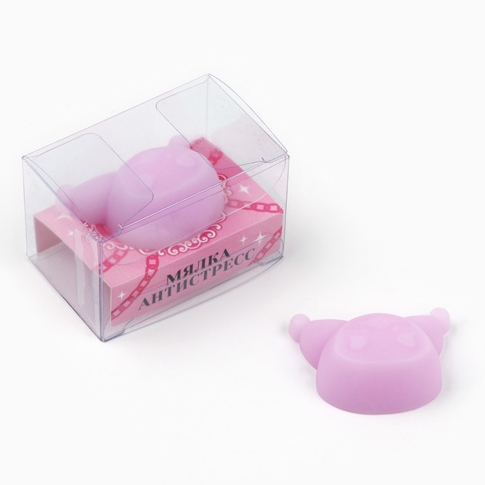 Мялка антистресс «Мяк жмяк», фиолетовая, 4,4 х 3,5 см Мялка антистресс «Мяк жмяк», фиолетовая, 4,4 х 3,5 см