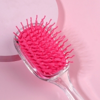 Расчёска массажная, широкая, 6 × 18 см, цвет розовый Расчёска массажная, широкая, 6 × 18 см, цвет розовый