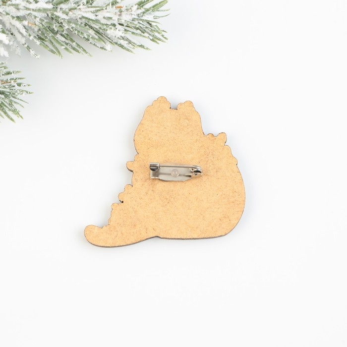 Значок новогодний «Новый год: Талисман от сглаза», 4,7 х 4,5 см Значок новогодний «Новый год: Талисман от сглаза», 4,7 х 4,5 см