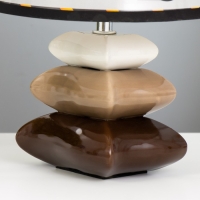 Настольная лампа "Гонки" Е14 15Вт бело-чёрный 20х20х28 см RISALUX Настольная лампа "Гонки" Е14 15Вт бело-чёрный 20х20х28 см RISALUX