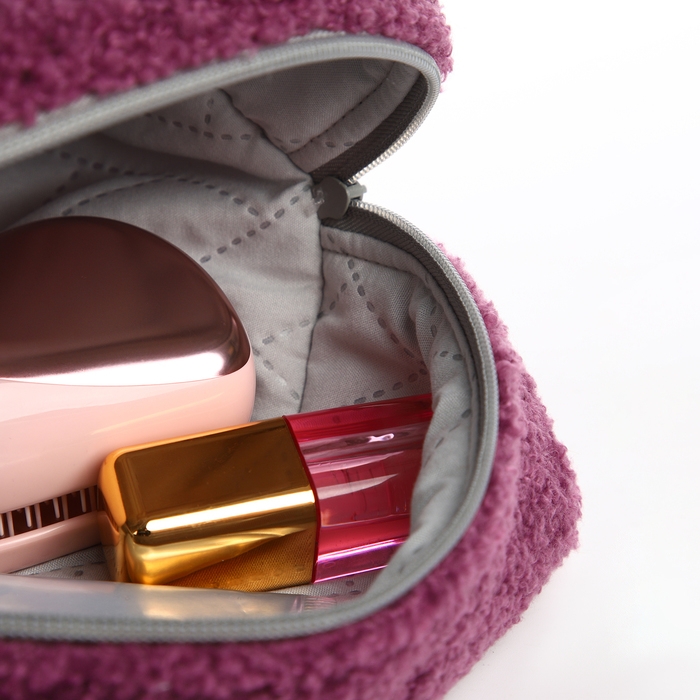 Косметичка дорожная женская с подкладом TEXTURA, цвет фиолетовый Косметичка дорожная женская с подкладом TEXTURA, цвет фиолетовый