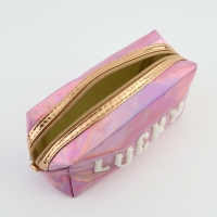 Пенал школьный &laquo;1 сентября: Lucky&raquo;, иск. кожа, 18 х 10 х 7 см, розовый цвет