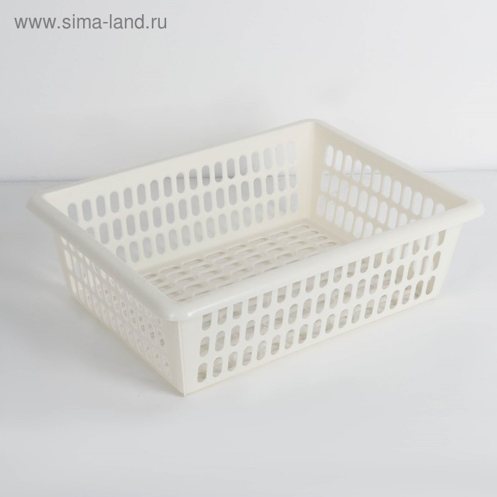 Корзина для хранения, 40&times;30&times;13 см, цвет МИКС