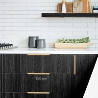 Ручка CAPPIO RT001AU, L=150,м/о 128, цвет сатиновое золото Ручка CAPPIO RT001AU, L=150,м/о 128, цвет сатиновое золото