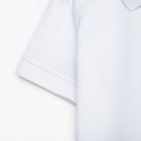 Футболка детская поло MINAKU: Basic line цвет белый, рост 104 Футболка детская поло MINAKU: Basic line цвет белый, рост 104