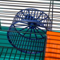 Клетка для грызунов "Пижон" №4, с этажом, укомплектованная, 37х26х18 см, бирюзовая Клетка для грызунов "Пижон" №4, с этажом, укомплектованная, 37х26х18 см, бирюзовая