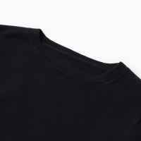 Джемпер для девочки школьный, цвет тёмно-синий, рост 128 см