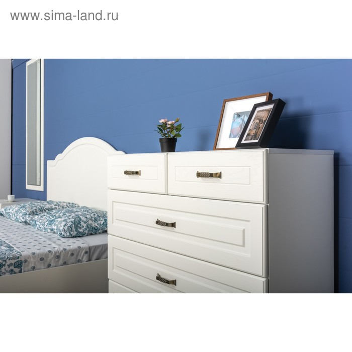 Комод Ливерпуль 10.103, 1001х413х953, Белый/Ясень ваниль