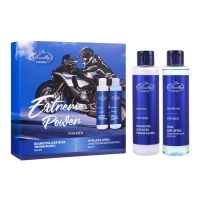 Подарочный набор косметики мужской Liss Kroully: шампунь, 260 мл + гель для душа, 260 мл Подарочный набор косметики мужской Liss Kroully: шампунь, 260 мл + гель для душа, 260 мл