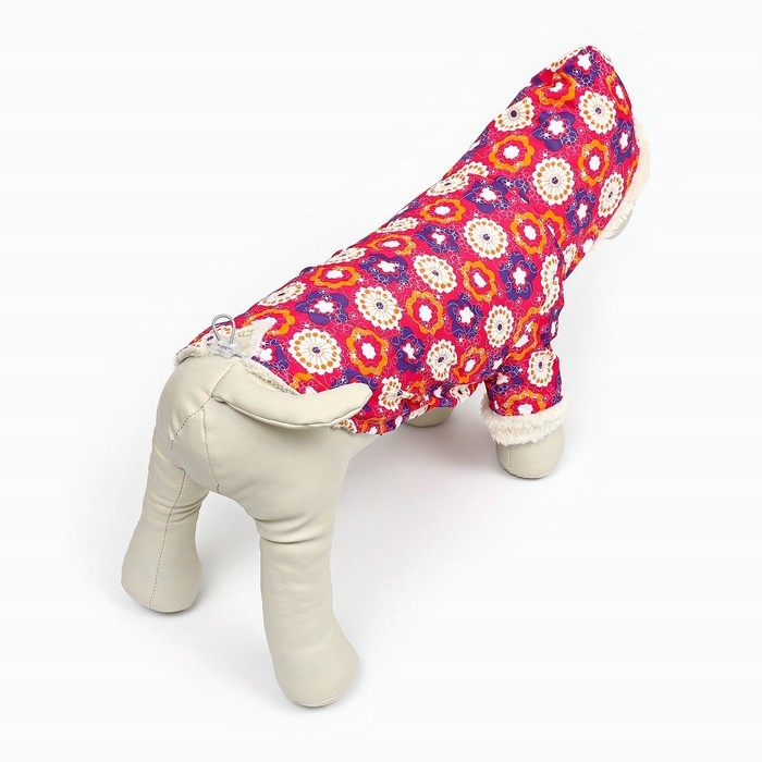 Куртка для животных, мембранная ткань + иск. мех, размер S Куртка для животных, мембранная ткань + иск. мех, размер S