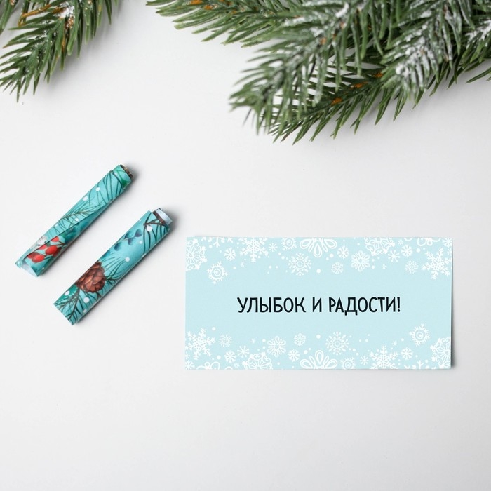 Ёлочная игрушка новогодняя деревянная &laquo;Новый год: Самые теплые пожелания&raquo;, 30 свитков