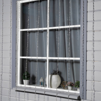 Гирлянда &laquo;Водопад&raquo; 2 &times; 3 м, IP44, прозрачная нить, 800 LED, свечение мульти, 8 режимов, 220 В