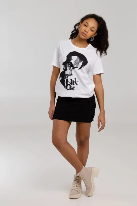 Футболка &laquo;Меламед. Nick Cave&raquo;, белая, размер M