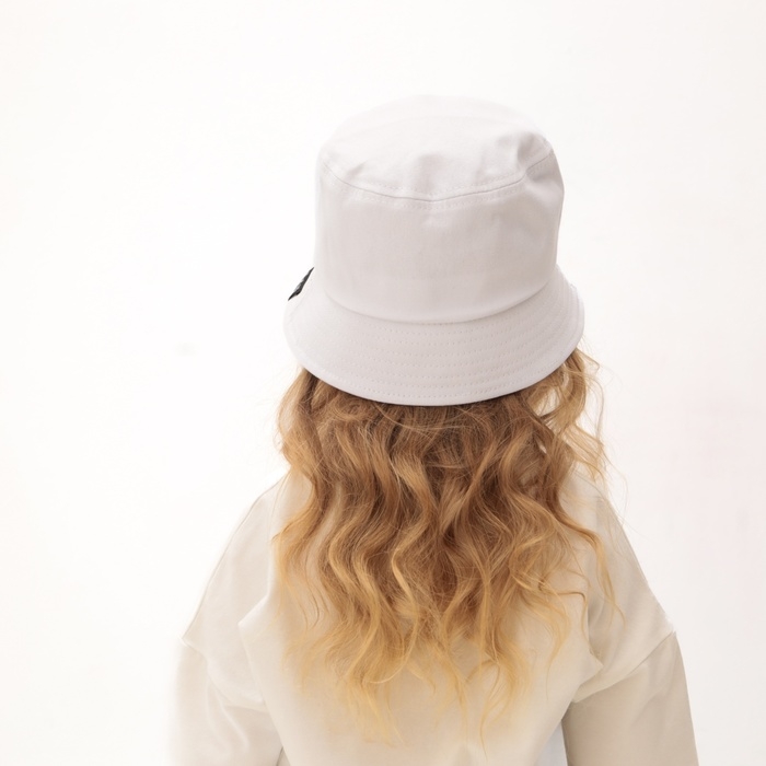 Панама детская Панама детская "Классика" MINAKU цвет белый, р-р 52