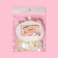 Палитра для лаков на баночку «Ноготки», d - 2 см, 50 шт, форма мягкий квадрат, цвет слоновая кость Палитра для лаков на баночку «Ноготки», d - 2 см, 50 шт, форма мягкий квадрат, цвет слоновая кость