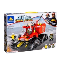 Конструктор пожарные &laquo;Гусеничная машина&raquo;, стреляет водой, 410 деталей