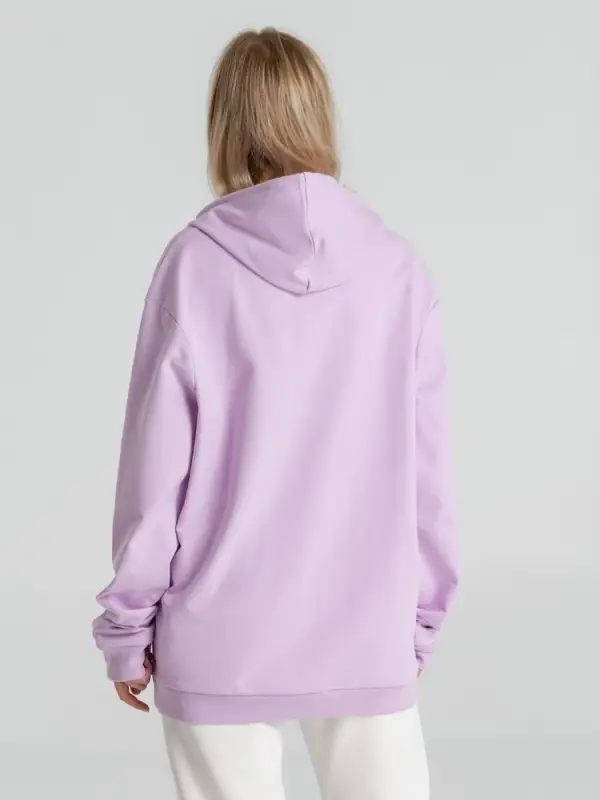 Толстовка с капюшоном унисекс Hoodie, сиреневая, размер XS