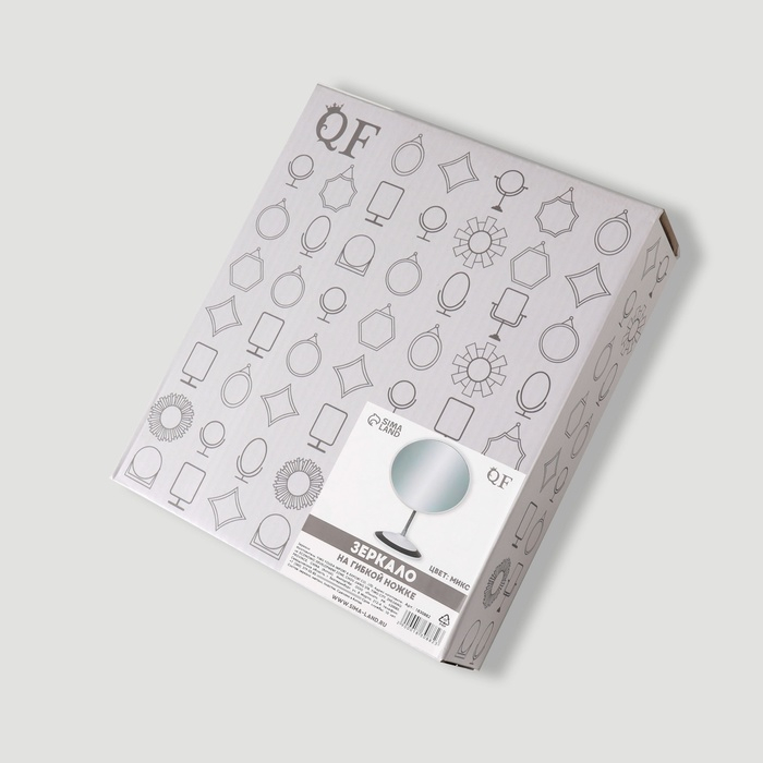 Зеркало на гибкой ножке &laquo;Круг&raquo;, d зеркальной поверхности 16,5 см, цвет МИКС