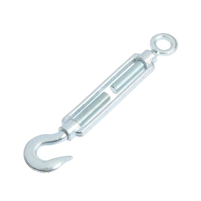 Талреп крюк-кольцо ТУНДРА krep, DIN1480, М12, оцинкованный, 1 шт. Талреп крюк-кольцо ТУНДРА krep, DIN1480, М12, оцинкованный, 1 шт.